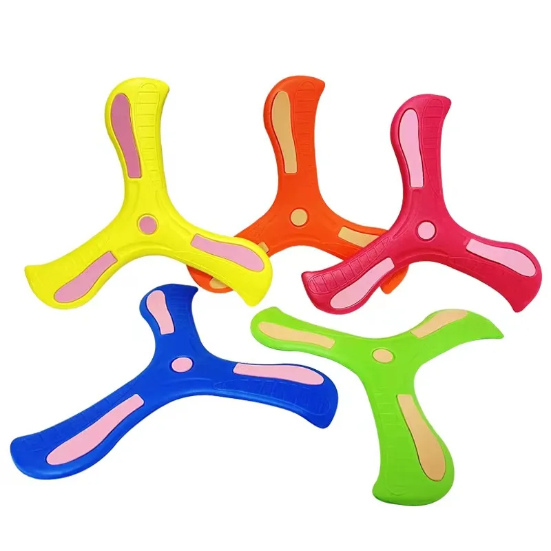 เด็ก Boomerang นุ่มสามใบผู้ใหญ่-เด็ก Interactive ของเล่นกลางแจ้งปริศนาการศึกษา Decompression ของขวัญ