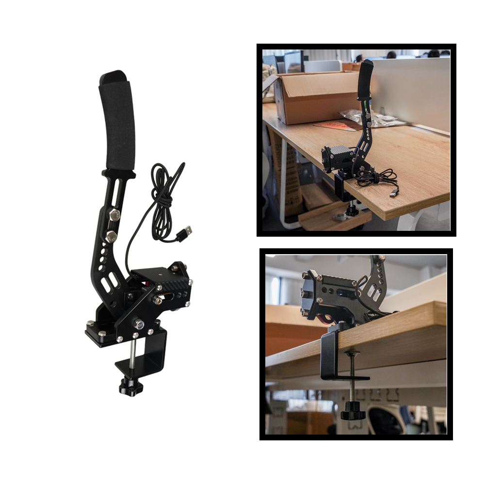 Universal Racing Game USB Handbrak &Fixed Bracket For G25/27/29 T300 T500 PC Racing Games Fanatecosw Dirt Rally