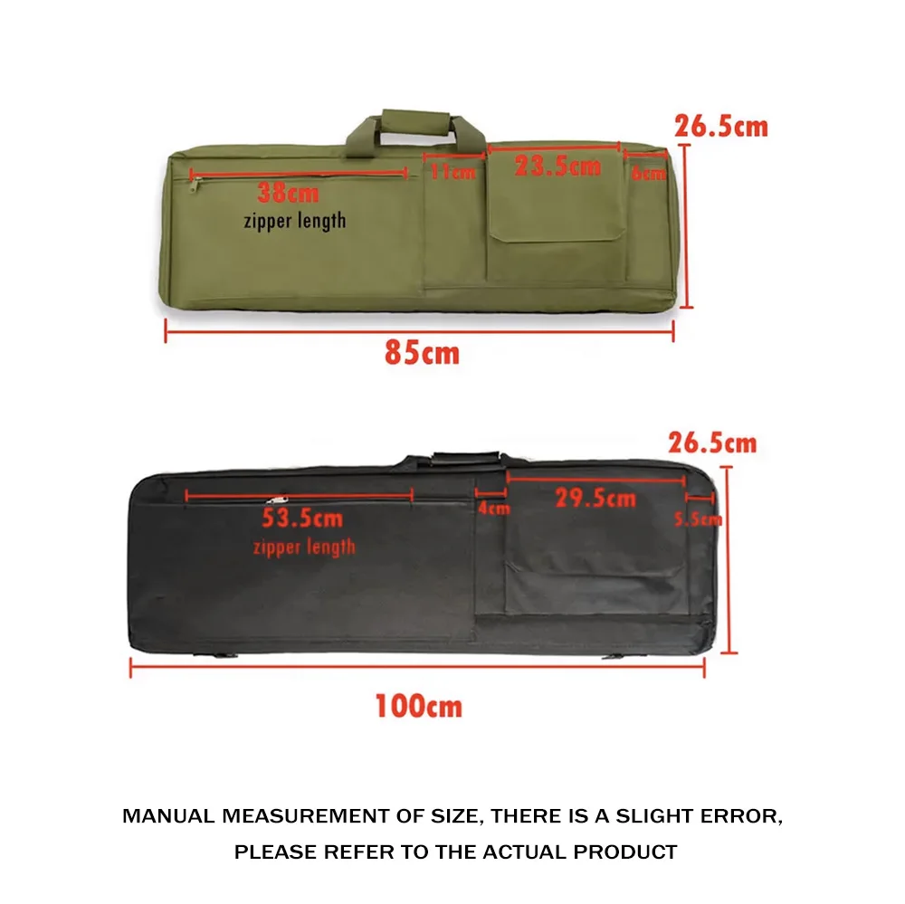 OPHIDIAN-bolsas para Rifle de 85 CM/100 CM, funda de transporte para pistola de francotirador de caza y tiro al aire libre, bolso de hombro acolchado con protección para pistola