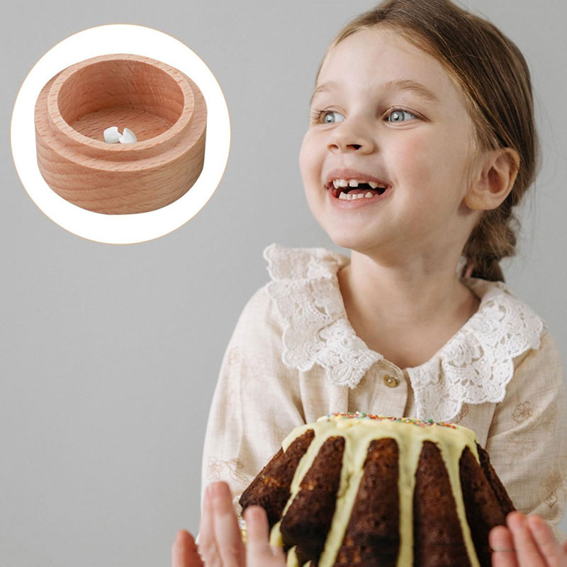 Children'S Tooth Box Collection Organizer Baby Teeth Holder Case Kids Keepsake Log Milk Teeth Storage Collect Box Organizer