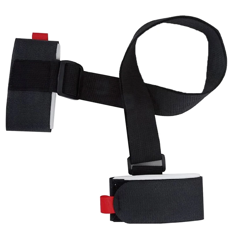Nylon Skiing Bags Adjustable Pole Shoulder Hand Carrier Lash Handle Straps Porter Hook Loop Protecting For Ski Snowboard