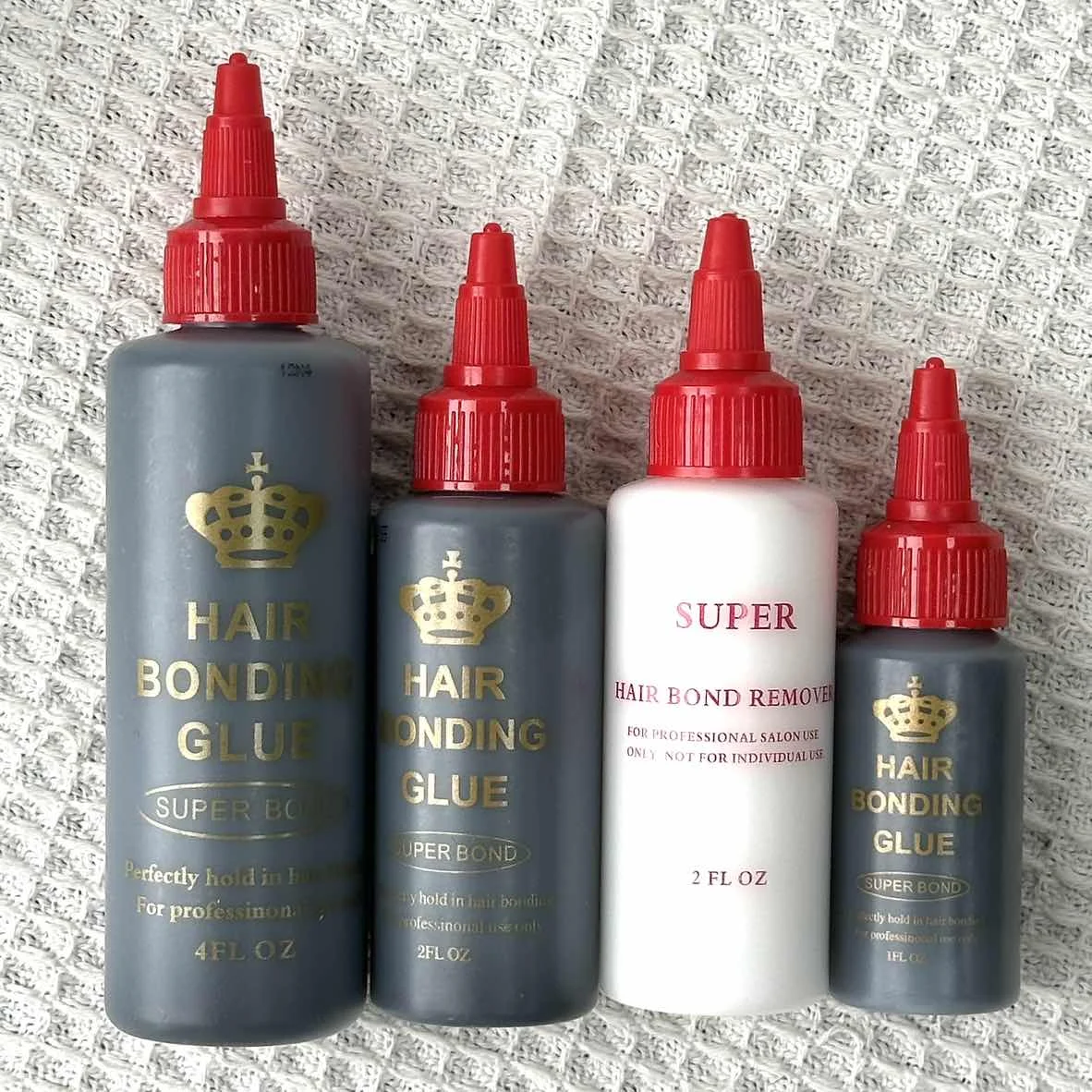 Black Hair Weaving Bond Wasserdichter Anti-Pilz-Haarbindungskleber Super Bond für den perfekten Halt im Haar Bonding-Spitzenkleber