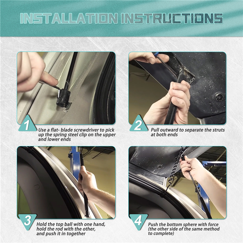 2 ピース/セットリアウィンドウガラスリフトガススプリングショックアブソーバーフードリフトサポートガスストラットシボレー GMC ユーコン 2007-2014