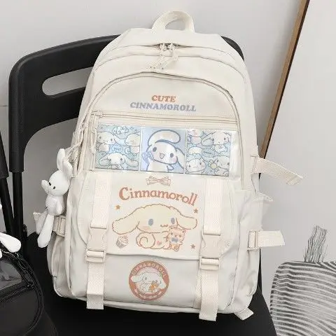 Sanrio Hallo Kitty Rucksack Mochi las Aestethic Rucksäcke für Kinder Spielzeug Rucksack Schüler Geschenk Kawaii Cinna moroll Tasche