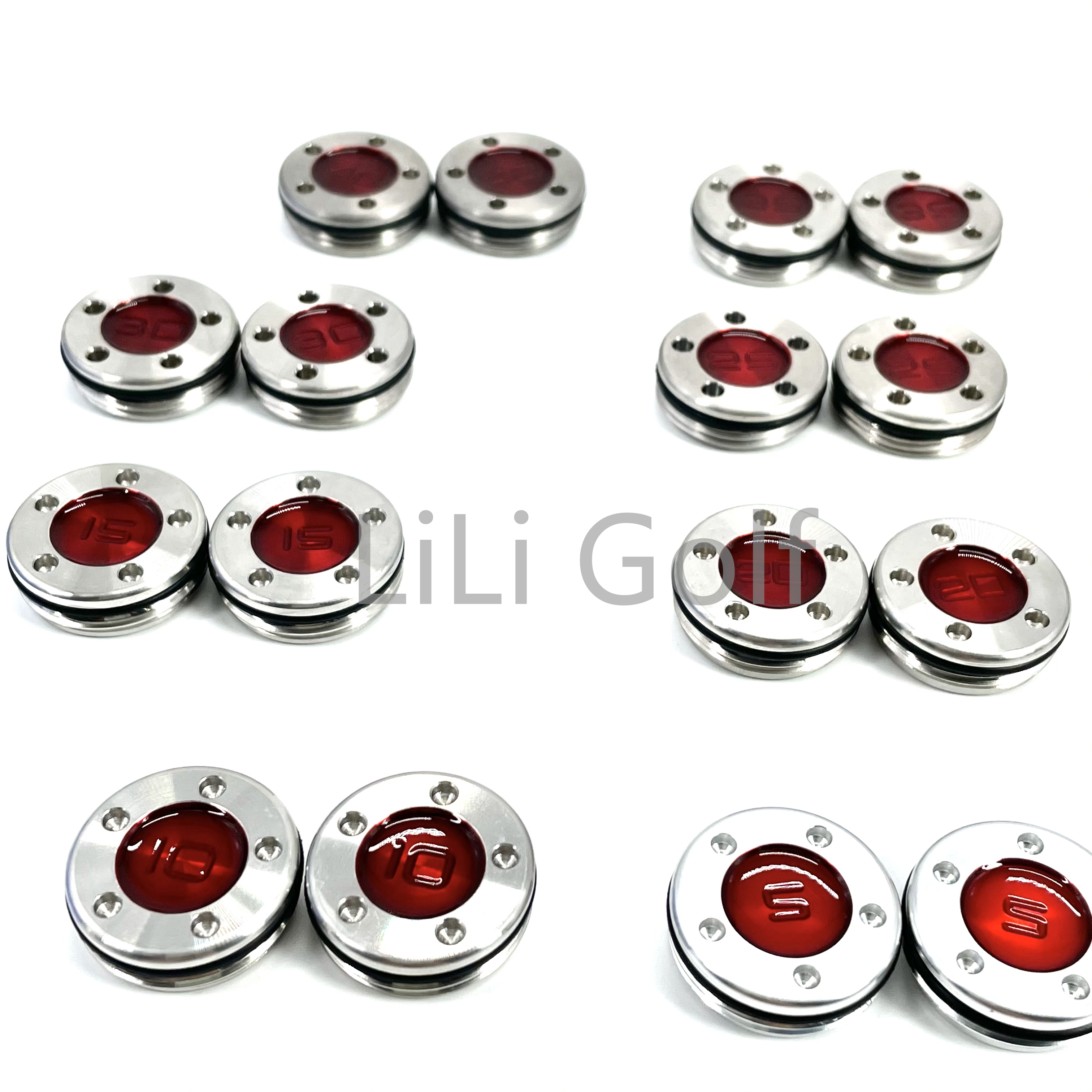 Golf 5g/10g/15g/20g/25g/30g/35g/40g Choice Weight Golf Custom Putter Screws Weights Compatible with  Scotty Camero 2pcs