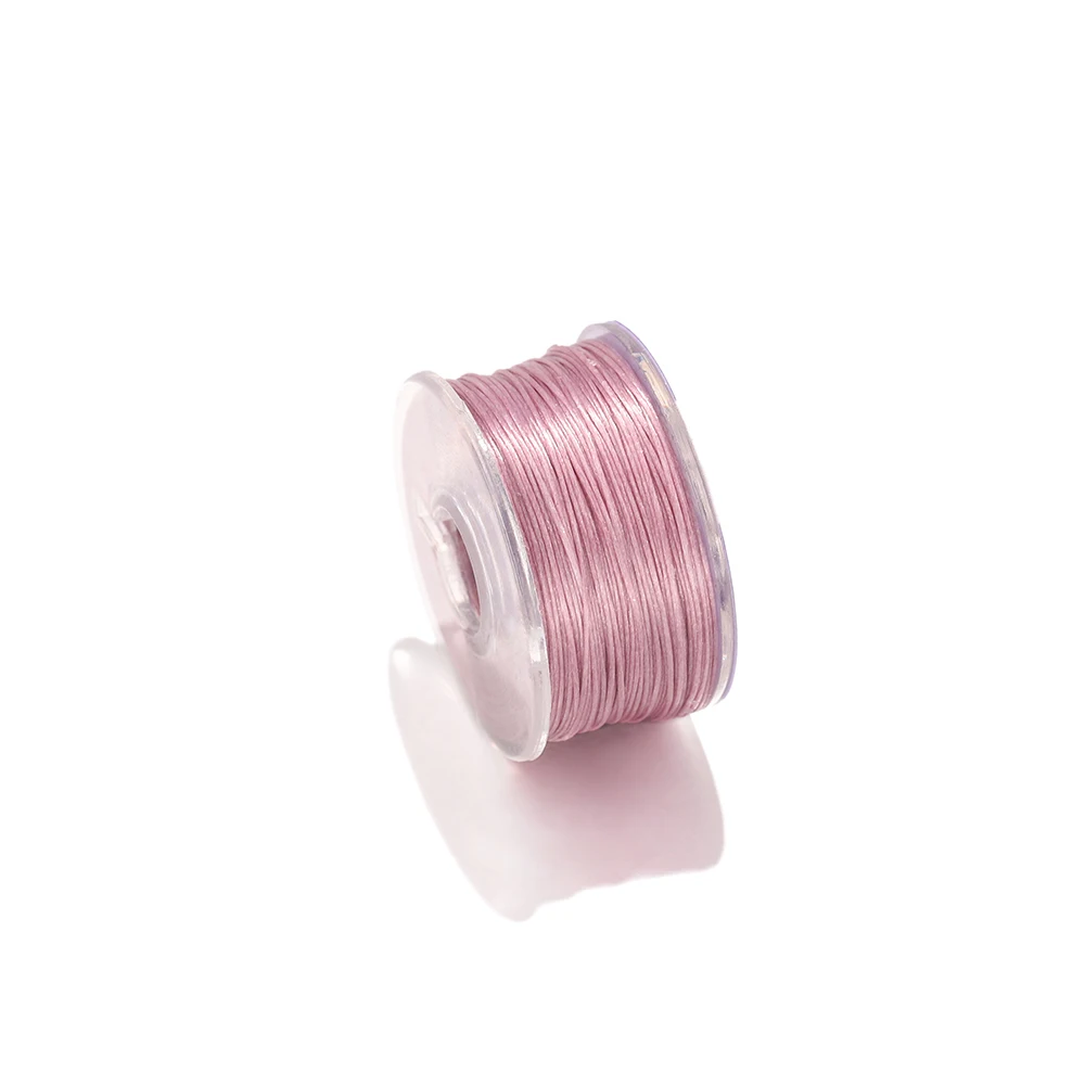 Hilo de cuentas de nailon de 50 yardas, hilos de cuentas no elásticos, hilo de cordón para pulseras DIY, collares, suministros de joyería