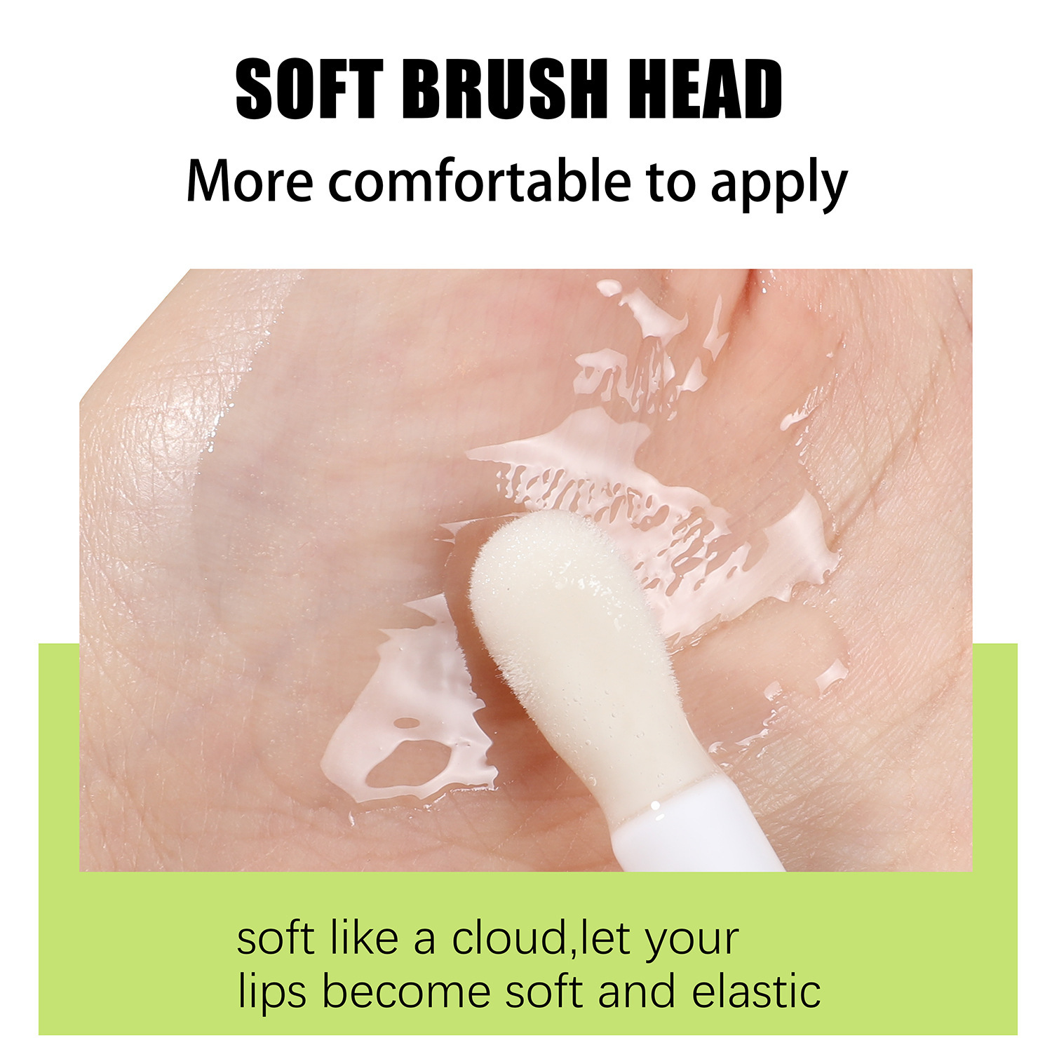 Lucidalabbra Impermeabile Idratante a lungo termine Tazza antiaderente Liquido non sbiadito Confezione verde Lucidalabbra Cosmetici