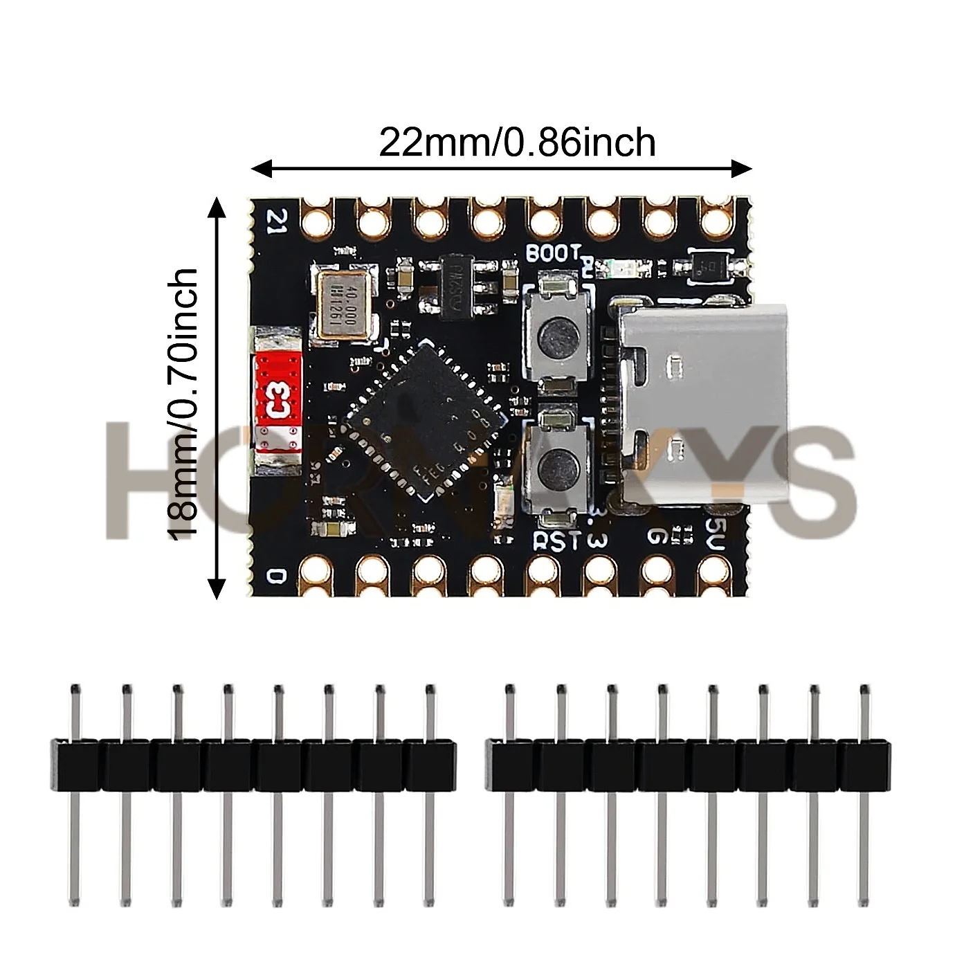 1-10PCS/ESP32 C3 Development Board Modules Mini Wifi BT Bluetooth Module  Processor  RISC-V ESP32-C3 SuperMini  4M flash Type-C