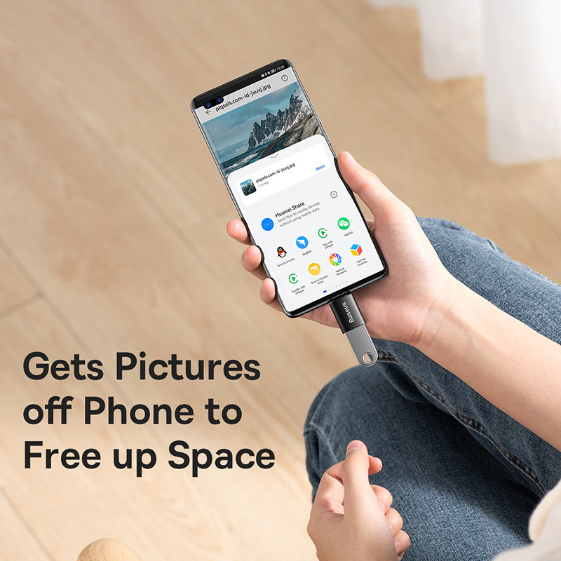 Baseus USB 3.1 Adapter OTG Typ C auf USB Adapter Buchse Konverter für MacBook Pro Air Samsung S20 S10 USB OTG Stecker