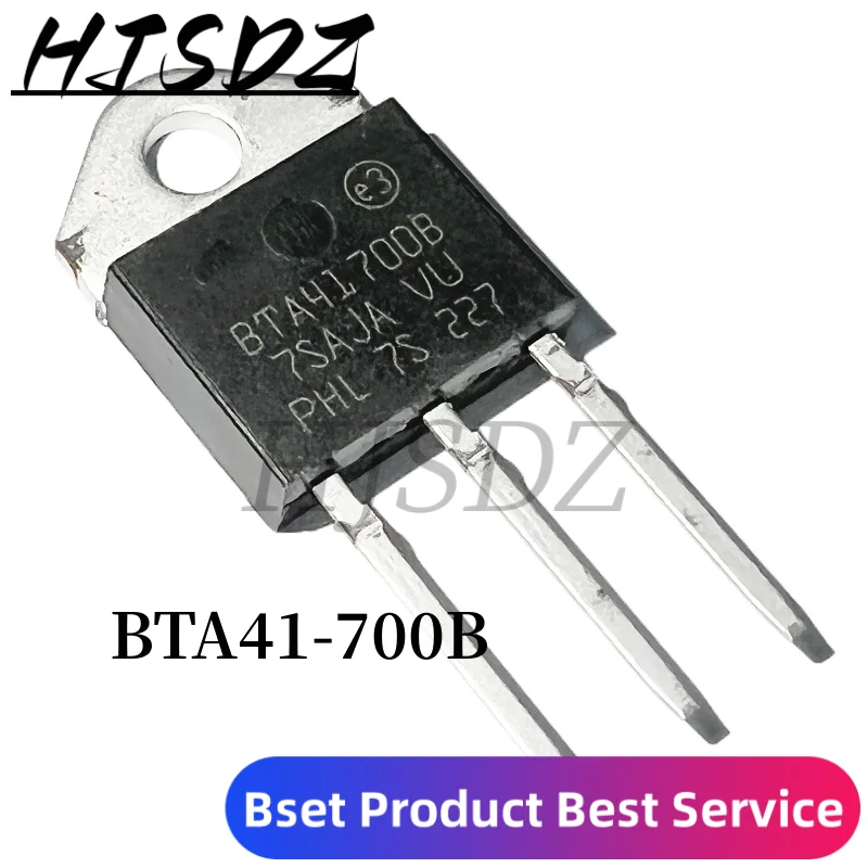 10 Uds. BTA41-800B BTA41800B BTA41-800 BTA41 Triacs 40 Amp 800 Voltios TO-3P Nuevo Ban Đầu