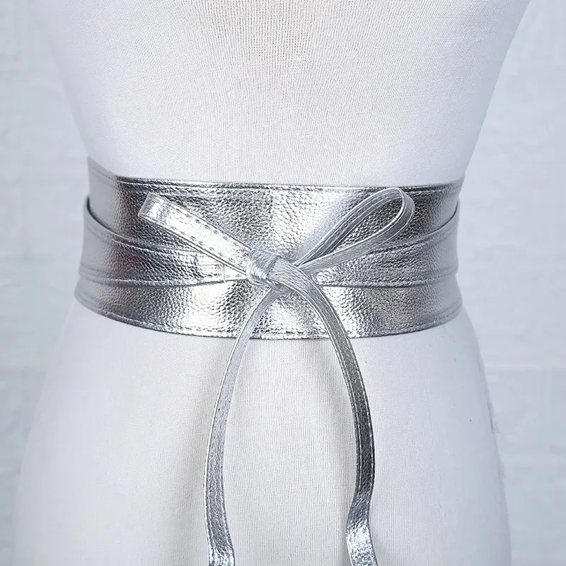 Fashion Women Belt for Dress Leather Bowknot Wide Belts Waistband Coat Corset Designer Luxury Brand Solid Color Waistbelt DT007