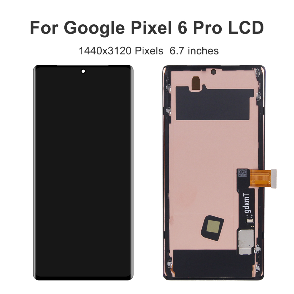 6,7 ''Für Google Pixel 6 Pro Für AMOLED Google Pixel 6 Pro GLUOG G8VOU LCD Display Touchscreen Digitizer montage Ersatz