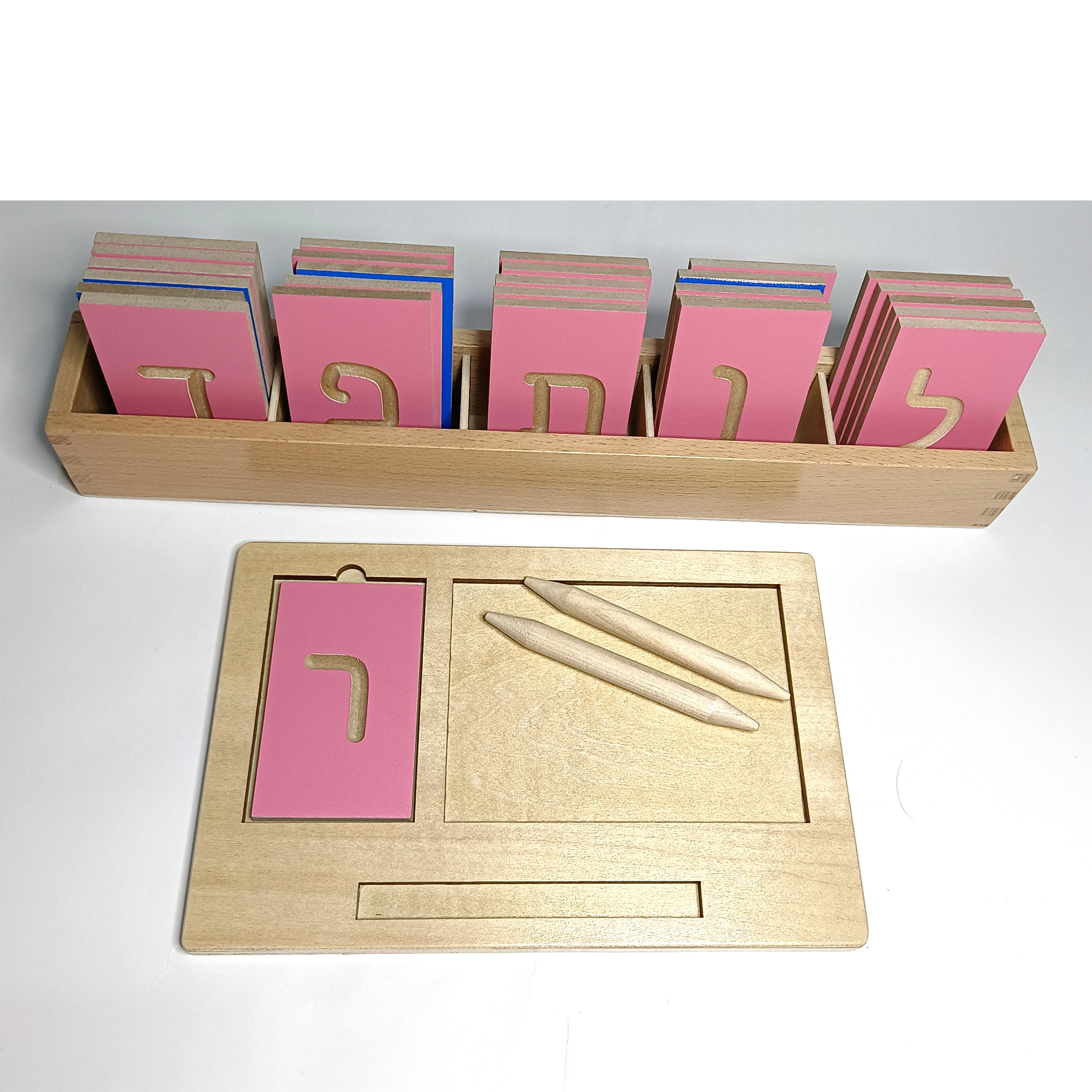 Иврит Блок Принт אלפ ע Xoü Mini Tracing Board материалы Монтессори язык деревянные игрушки буквы галстуки