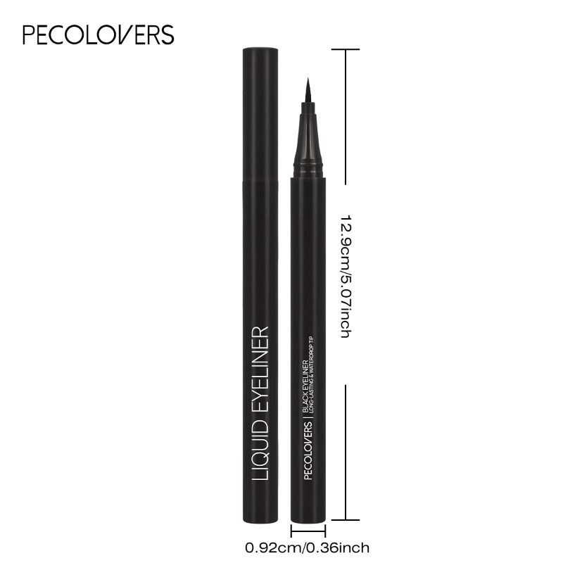 5PCS/Set Smooth Liquid Eyeliner Pen, Waterproof, Long-lasting Makeup, Black, Ultra-fine Pen Tip,Create A Charming Eye Makeup