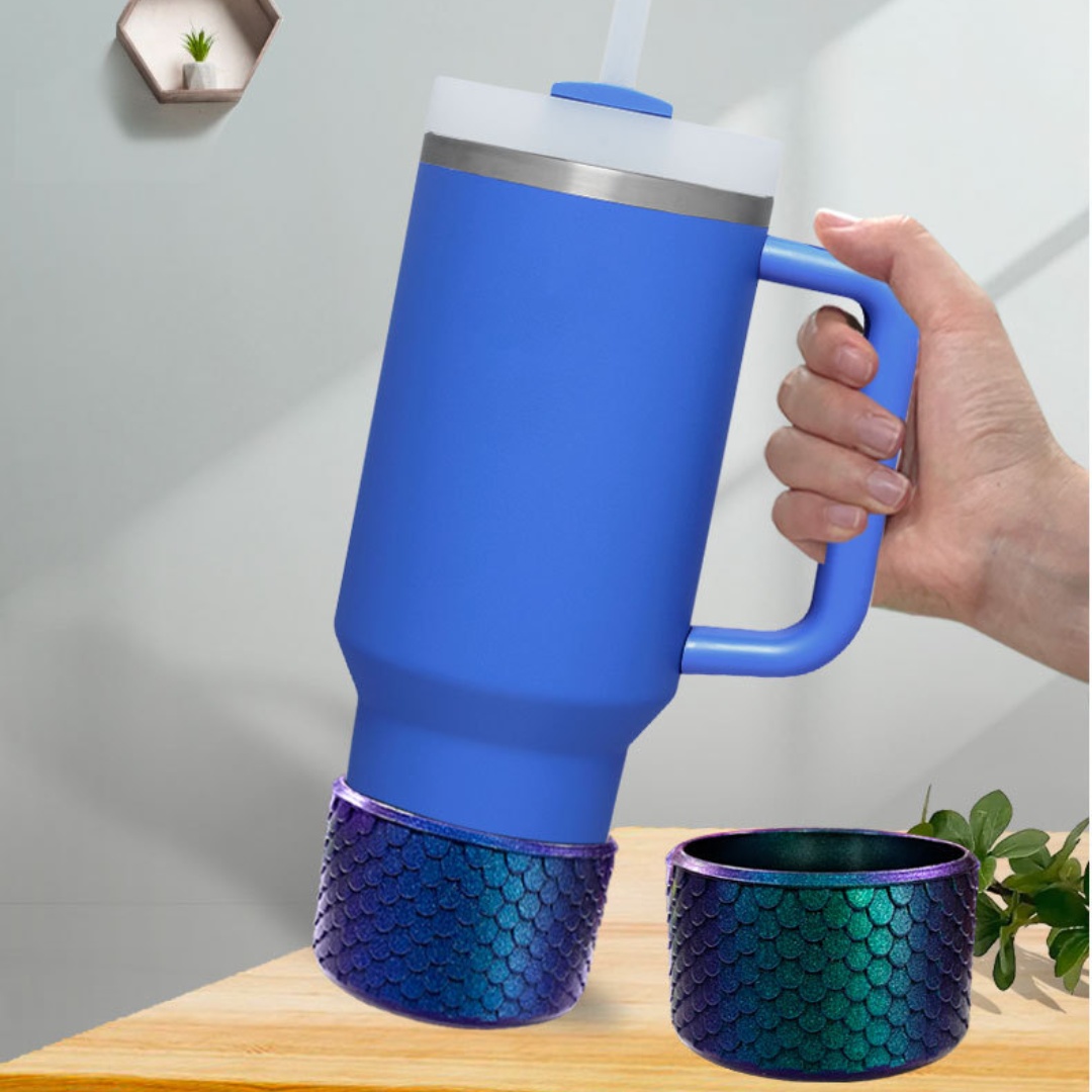 Silicone Boot Sleeve For Stanley 40oz 30oz Tumbler Protective Water Bottle Bottom Bumper Silicone Cup Cover Kitchen Accessories