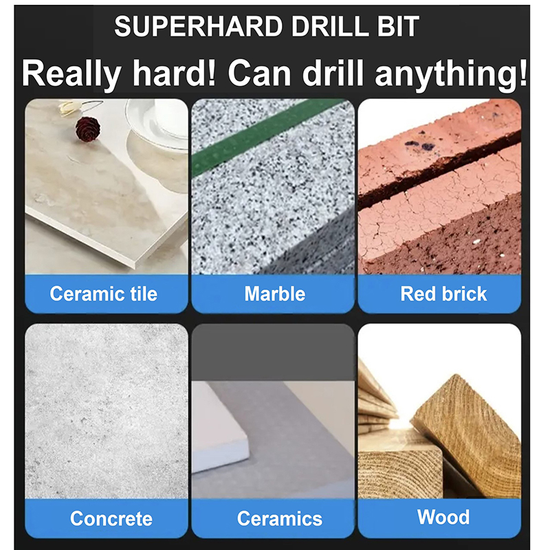 5/4/1PCS hoge Hardheid Skew Head Excentrische Boren Voor Tegels/Glas/Metaal/Hout Boren 6-12mm Boren Set