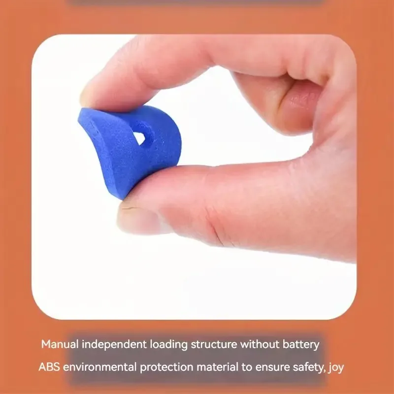 Pistola de zanahoria OVNI para niños, pistola de balas de seguridad, 15 EVA, juguete para exteriores, batalla de balas, juguete interactivo divertido de descompresión