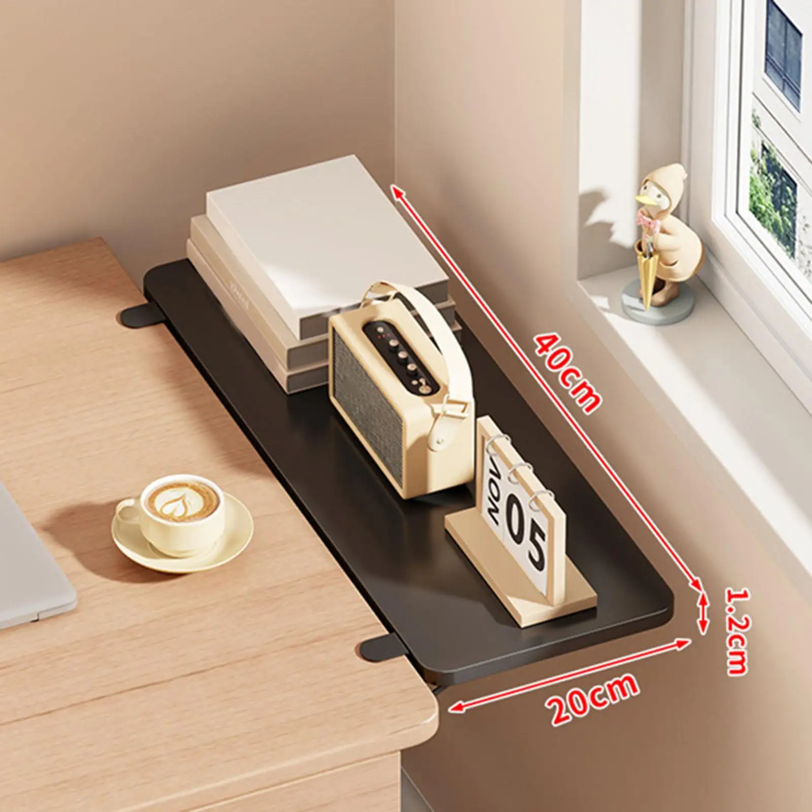 โต๊ะExtenderชั้นวางคีย์บอร์ดถาดตารางMount Extensionสิ่งที่แนบมาClampสําหรับHome Officeพับแขนด้านข้างตาราง