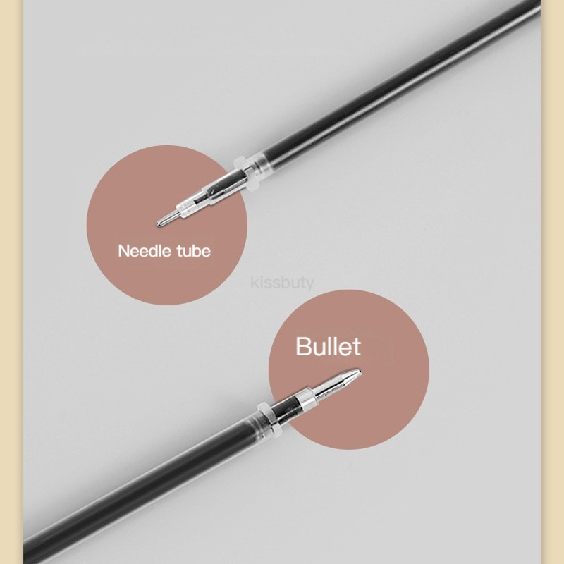 0.38/0.5mm Gel Pen Refill Blue/Black Ink Office School Stationery Writing Ballpoint refill 10/20/50/100pcs/set Handles Rods