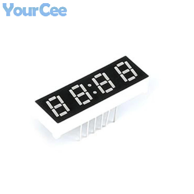 5 Stück 0,36 Zoll LED-Anzeige 7 Segment 1 Bit/2 Bit/3 Bit/4 Bit Uhr Ziffer Digitalröhre Rot Gemeinsame Kathode/Anode