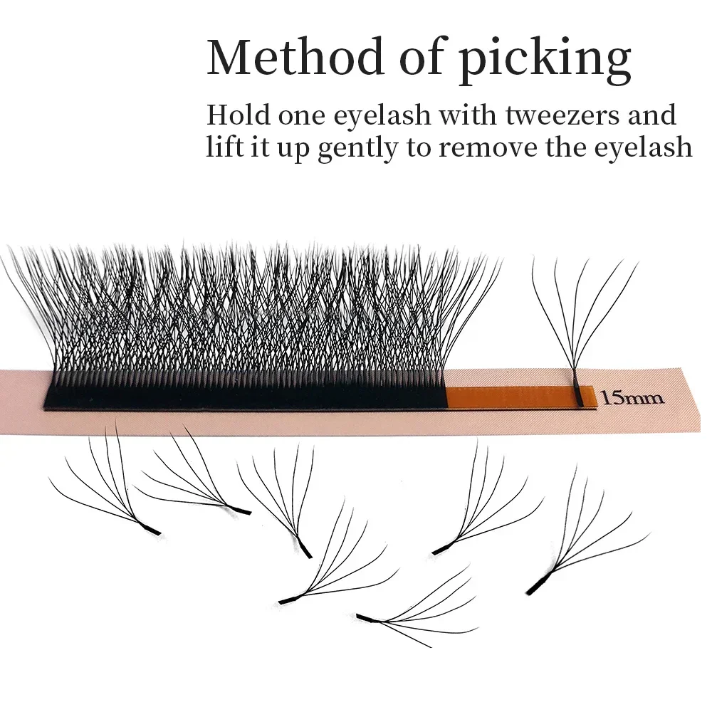 Goddess W3D 4D 5D 6D Eyelash Extension W Style Faux Mink Natural Soft Bloom Lash Automatic Flowering Premade Fans Volume Eyelash