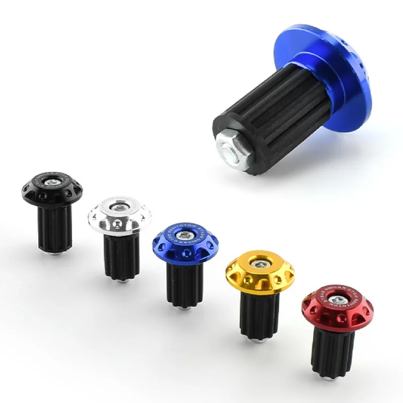 2 szt. Zaślepki kierownicy motocyklowej, slidery, akcesoria do motocykli Honda Yamaha Dirt Bike, czarne, czerwone, srebrne