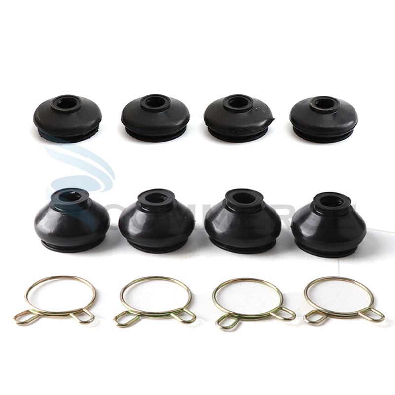 4 個サスペンションステアリングタイロッドエンドボールジョイントユニバーサル防塵ゴムカバー中国 ATV ゴーカートクワッドバイク部品