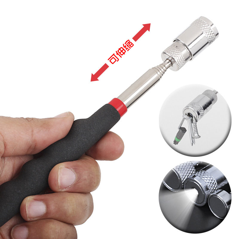 Telescopic Magnetic Pen Metalworking Handy Tool Magnet Capacity for Picking Up Nut Bolt Adjustable Pickup Rod Stick Mini Pen