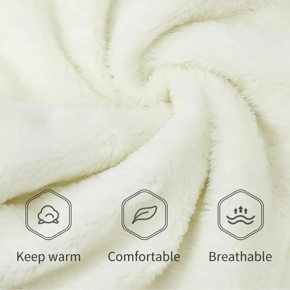 Pemanas Penghangat Kaki Elektrik 90W Penutup Kaki Hangat Bantalan Pemanas Kaki Hemat Daya Pengisi Daya USB Bersirkulasi untuk Rumah Kamar Tidur Tidur