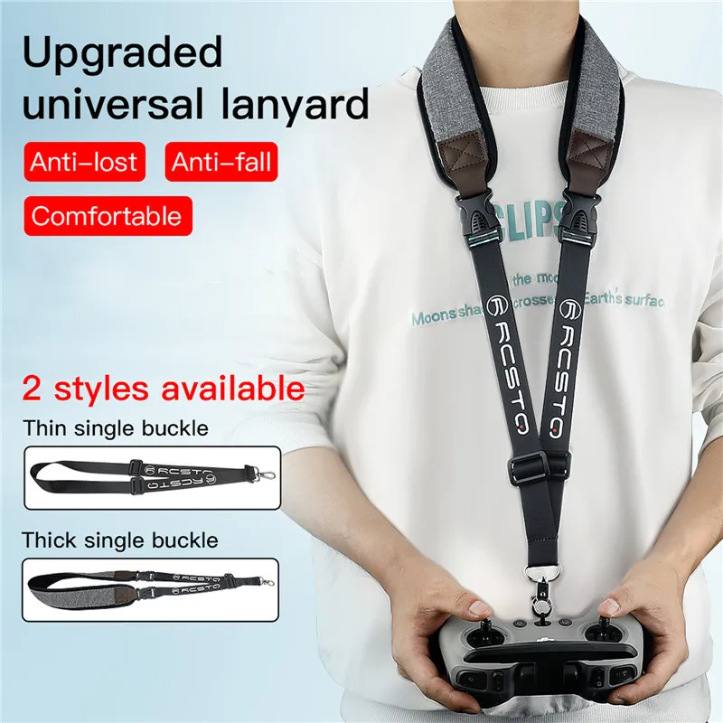 Cordón para Dron DJI Avata 2, correa para el cuello, cuerda con hebilla para Control remoto FPV, correa ajustable para el cuello, accesorios para Dron