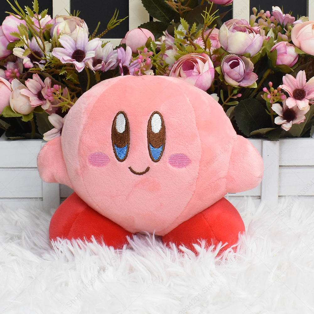 Kawaii Star Kirby ของเล่นตุ๊กตาสีเทา Kirby Ghost Kirby สีชมพูสีฟ้าสีเขียวสีแดงของขวัญวันเกิดคริสต์มาสที่ดีที่สุดสําหรับเด็ก
