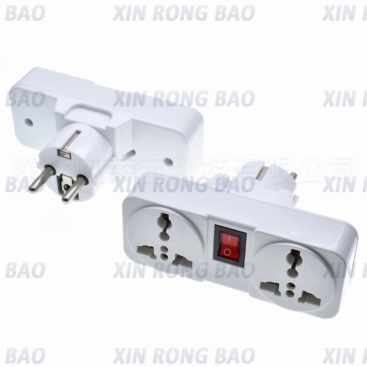 Eu stecker adapter cn american us to eu euro european korea russland fr universal reise adapter 2-poliger konverter schalter netzteil