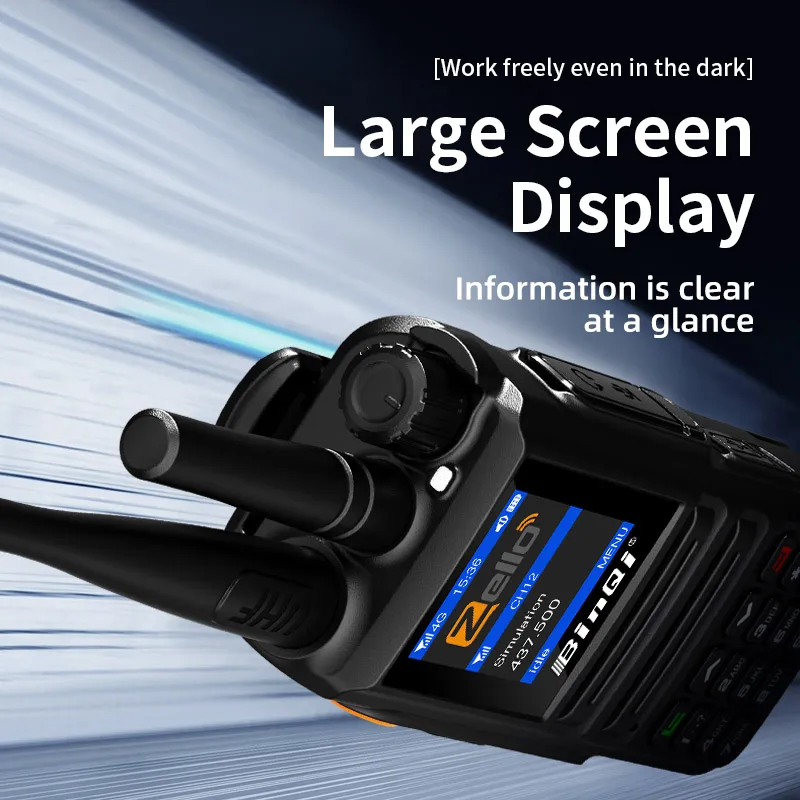 889Plus Walkie Talkie dual-mode Zello 4g Radio +10W Vhf (Uhf) con scheda SIM Bluetooth Radio bidirezionale a lungo raggio