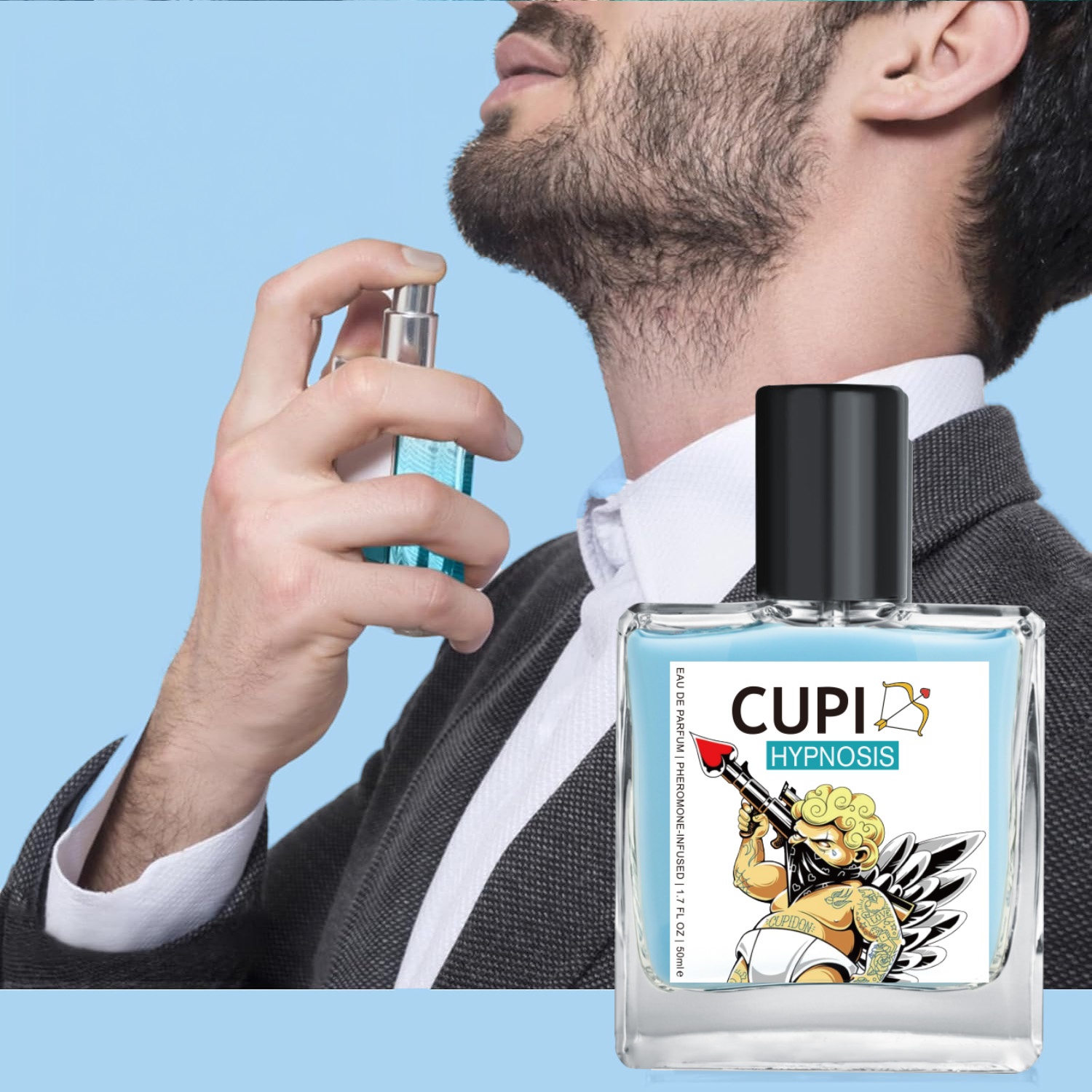 50ML Perfumy Kupidynowe Hypnosis Długotrwały zapach feromonowy Perfumy kolońskie dla mężczyzn i kobiet Lekki zapach koloński