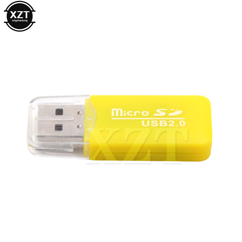 Tragbarer USB 2,0 Kartenleser Adapter Mini Smart Speicher kartenleser für Micro SD TF Karte für Handy Computer Laptop