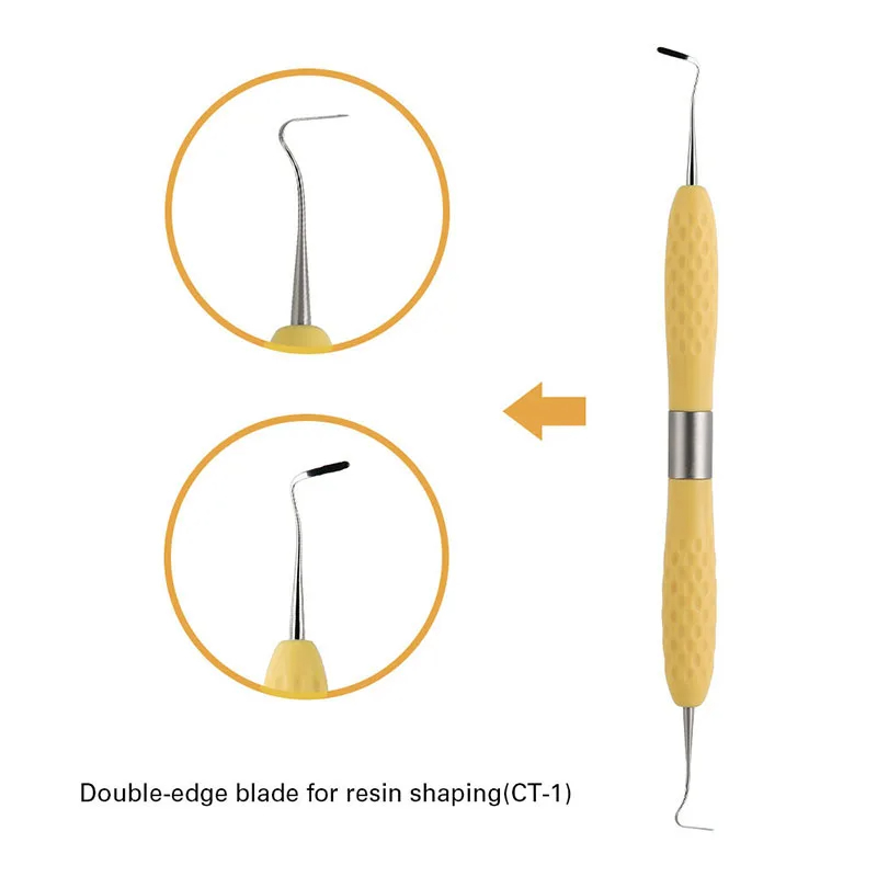 มีดซิลิโคนสำหรับใช้ในการบูรณะอุปกรณ์ทันตกรรมเครื่องมือในการฟื้นฟู Resin Gigi