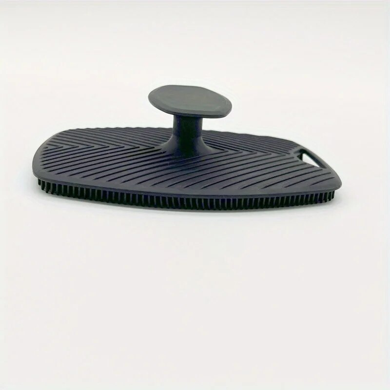 Peeling-Silikonbürstenreiniger, rutschfester Griff, Körperwäscher reinigt und massiert die Haut, Badezimmerzubehör, Badebürste