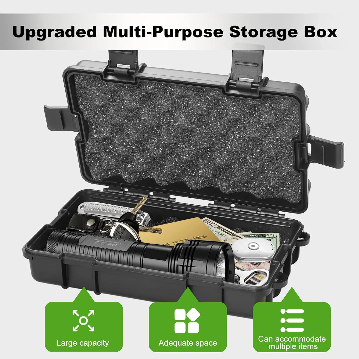 Magnetic Key Box Car Hide Key Magnetic Waterproof Magnetic Key Holder Multipurpose Key Holder for Under Car Rust-Proof Box