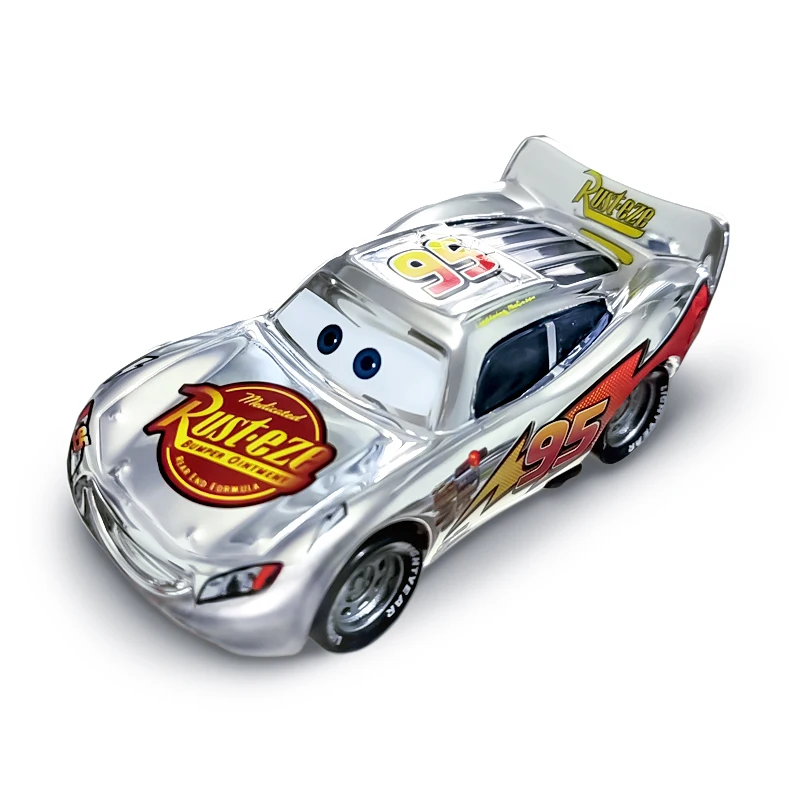 95 Zygzak McQueen Posrebrzany 1:55 Disney Pixar Cars Metalowy odlew samochodowy Zabawki Jackson Storm Mack Model samochodu Chłopiec Prezent urodzinowy
