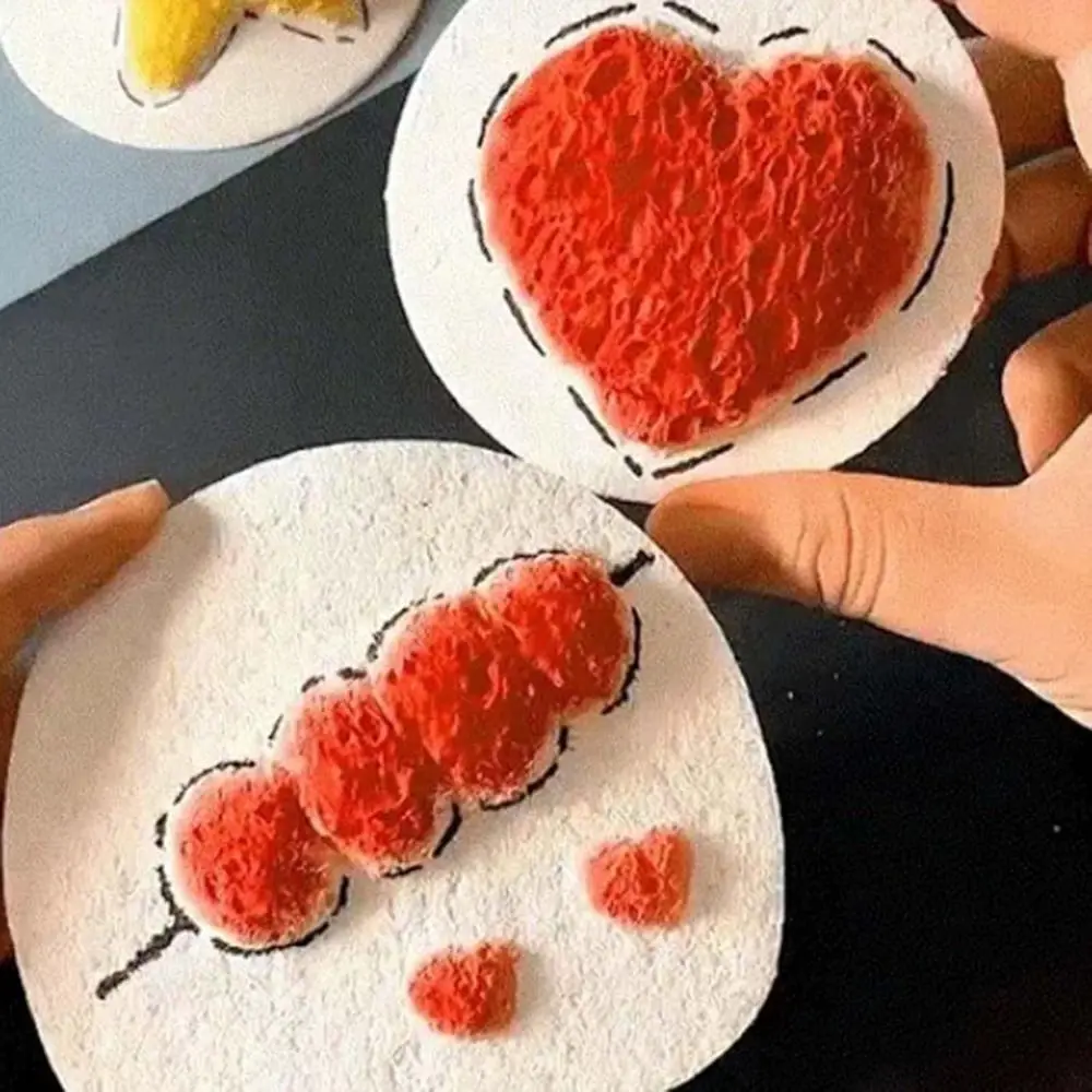 10Pcs DIY Foam Texture Painting Paper Handicraft Educational Toy Puffy Texture Paper Magic Drawing Tools for Children