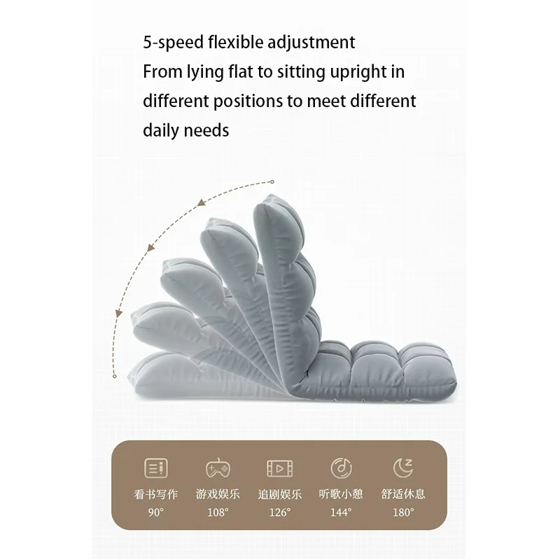 Lazy Sofa Tatami Portable Single Person Folding Bed Backrest Seat Chair Cushion Bay Window ComfortableSimpleFashionableSmallSofa
