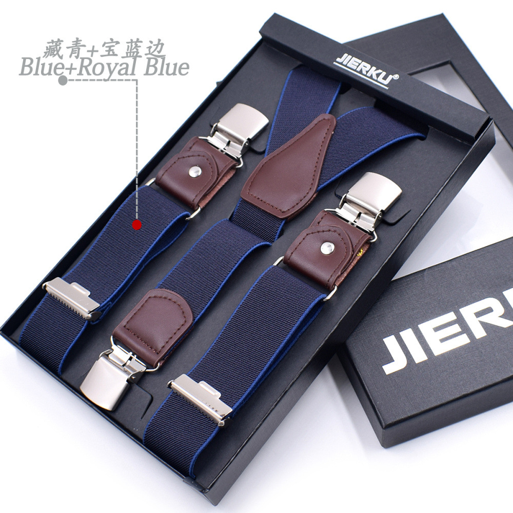 Bretelles en cuir réglables pour hommes, 3 clips, sangle de ceinture vintage, accessoires vestisenspour hommes