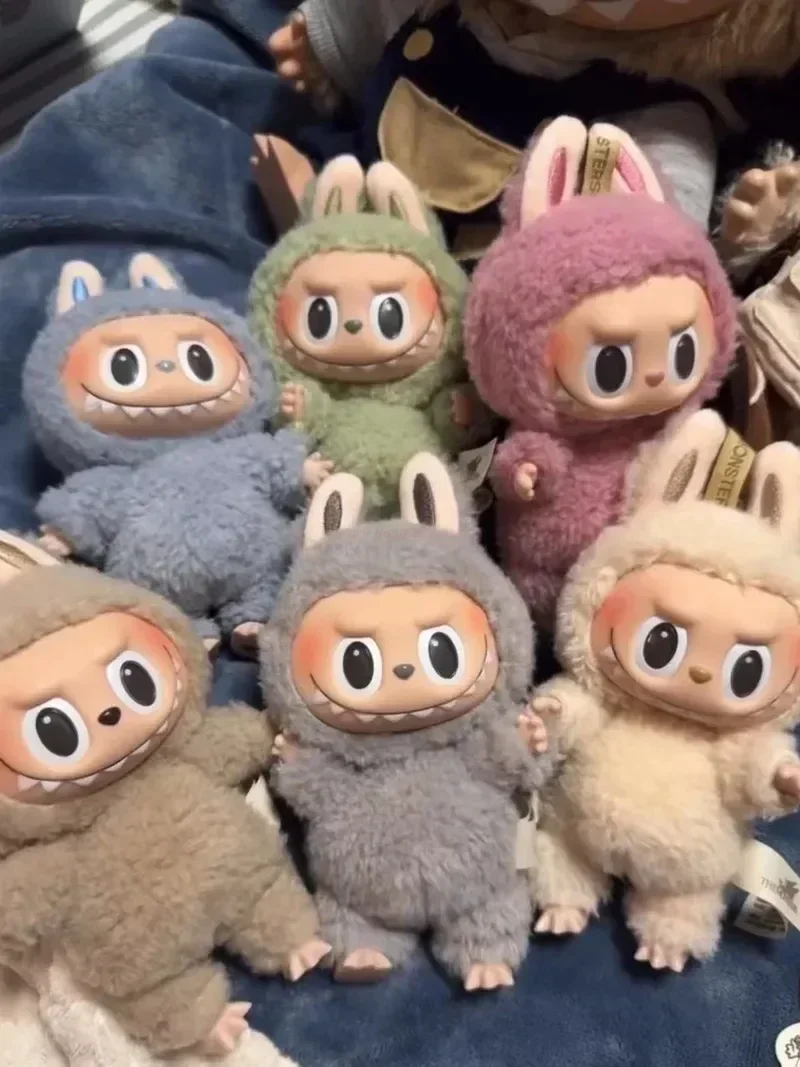 Симпатичная коробка Labubu с монстрами, игрушки, кардиокардиомакарон, Kawai, модель, сумка, брелок, подарок