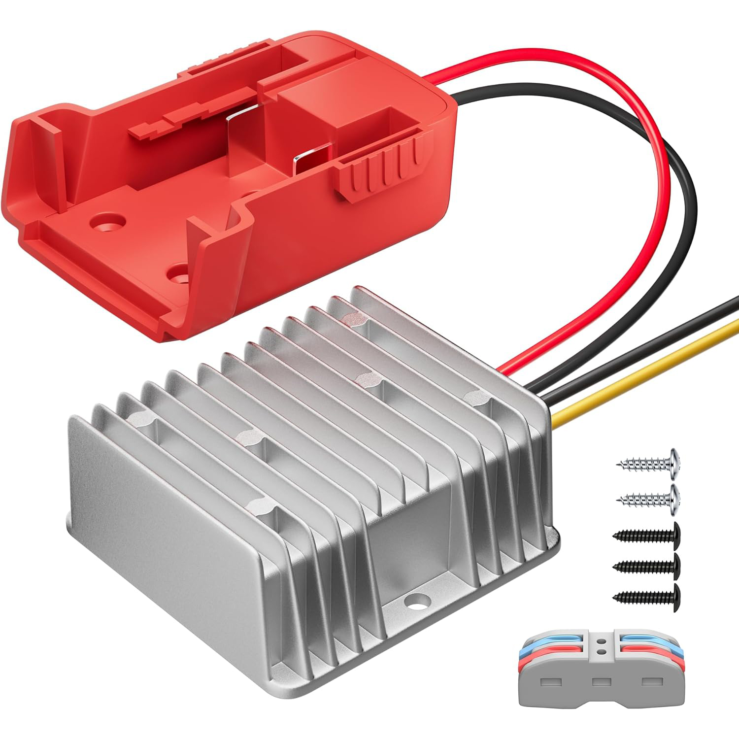 18V から 12V 降圧コンバータミルウォーキー M18 パワーホイールバッテリーアダプタ DC 12V 20A 240W インバータ自動降圧コンバータ