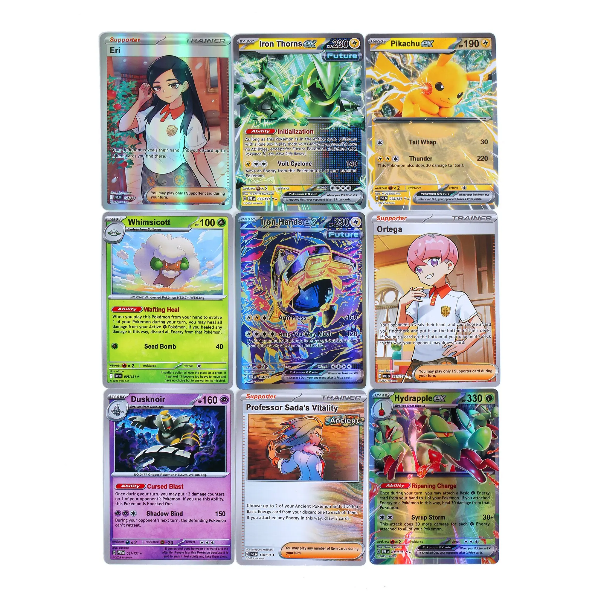 360 Pcs 포켓몬 카드 프리즘 진화 흑요석 불꽃 PALDEAN FATES Surging Sparks 영어 부스터 배틀 트랜잭션 카드