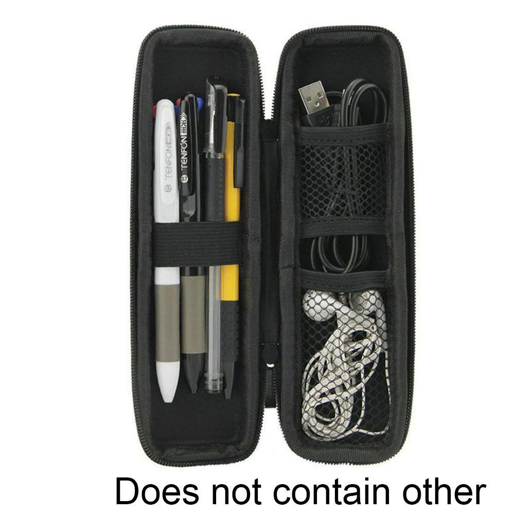 Black EVA PU Hard Shell Stylus Pen Pencil Box Case Cable Earphone Bag Storage Container for Pen Stylus Pen Holder Box Bag Pen