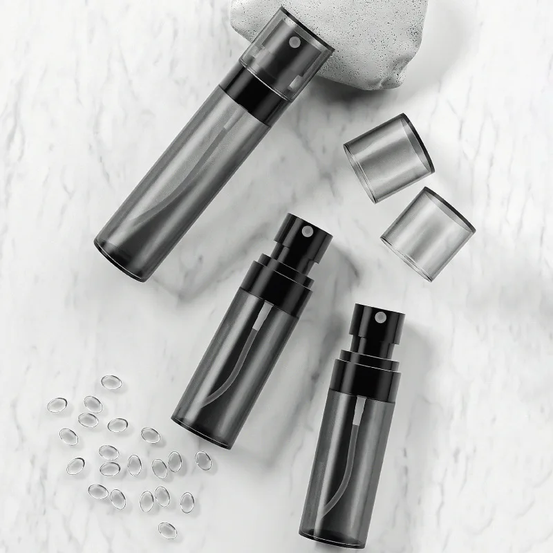 60Ml 80Ml 100Ml Đen Chai Xịt Tinh Sương Phụ Đóng Chai Atomized Du Lịch Di Động Nhỏ Chai Xịt