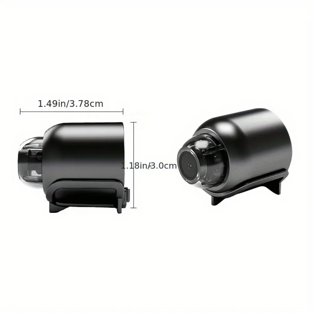 Mini-WLAN-Versteckte Kamera mit Ständer – 1 Stück, kompakte 1080p-Überwachungskamera, USB-betrieben, nicht wasserdicht, ideal für Zuhause, Büro