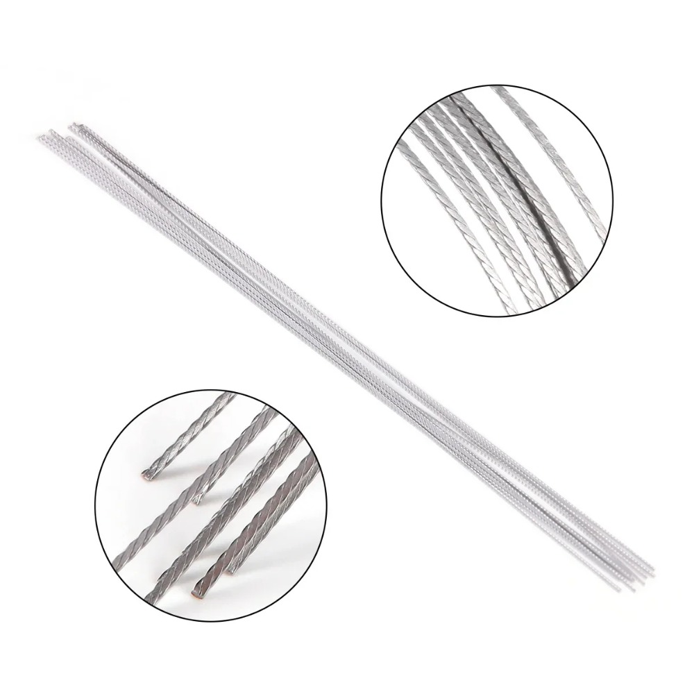 10 unidades/pacote dental ortodôntico de aço inoxidável fio retentor lingual 150mm plana reta torção fios materiais odontológicos