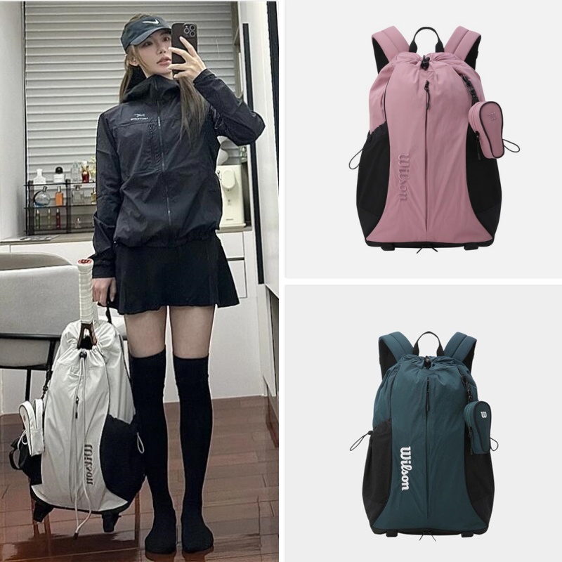 2025 НУЭВО Уилсон Теннис Спорт Фитнес Mochila Serie 2 Mochila con cordón y compartimento независиiente para zapatos |   V2